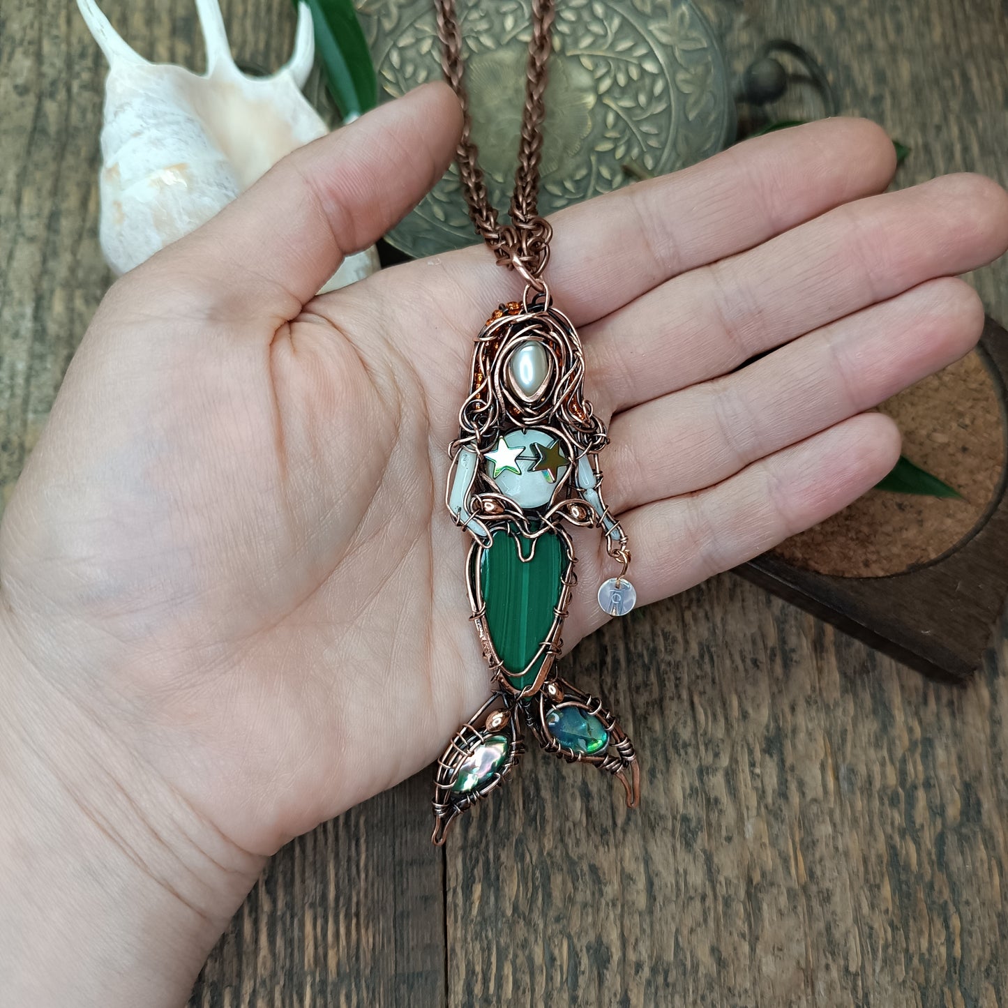 Mermaid necklace 💚
