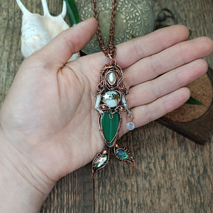 Mermaid necklace 💚