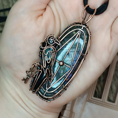 Mysterious window Secret keeper necklace