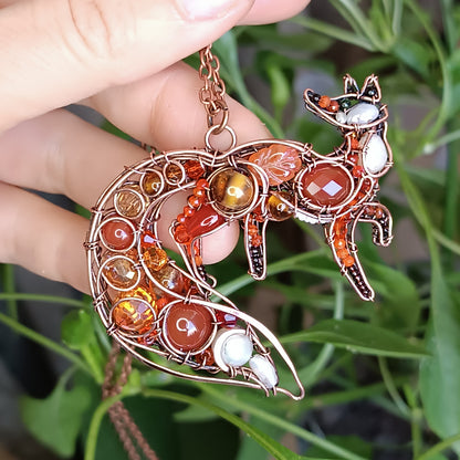 For Malcolm. Fox pendant
