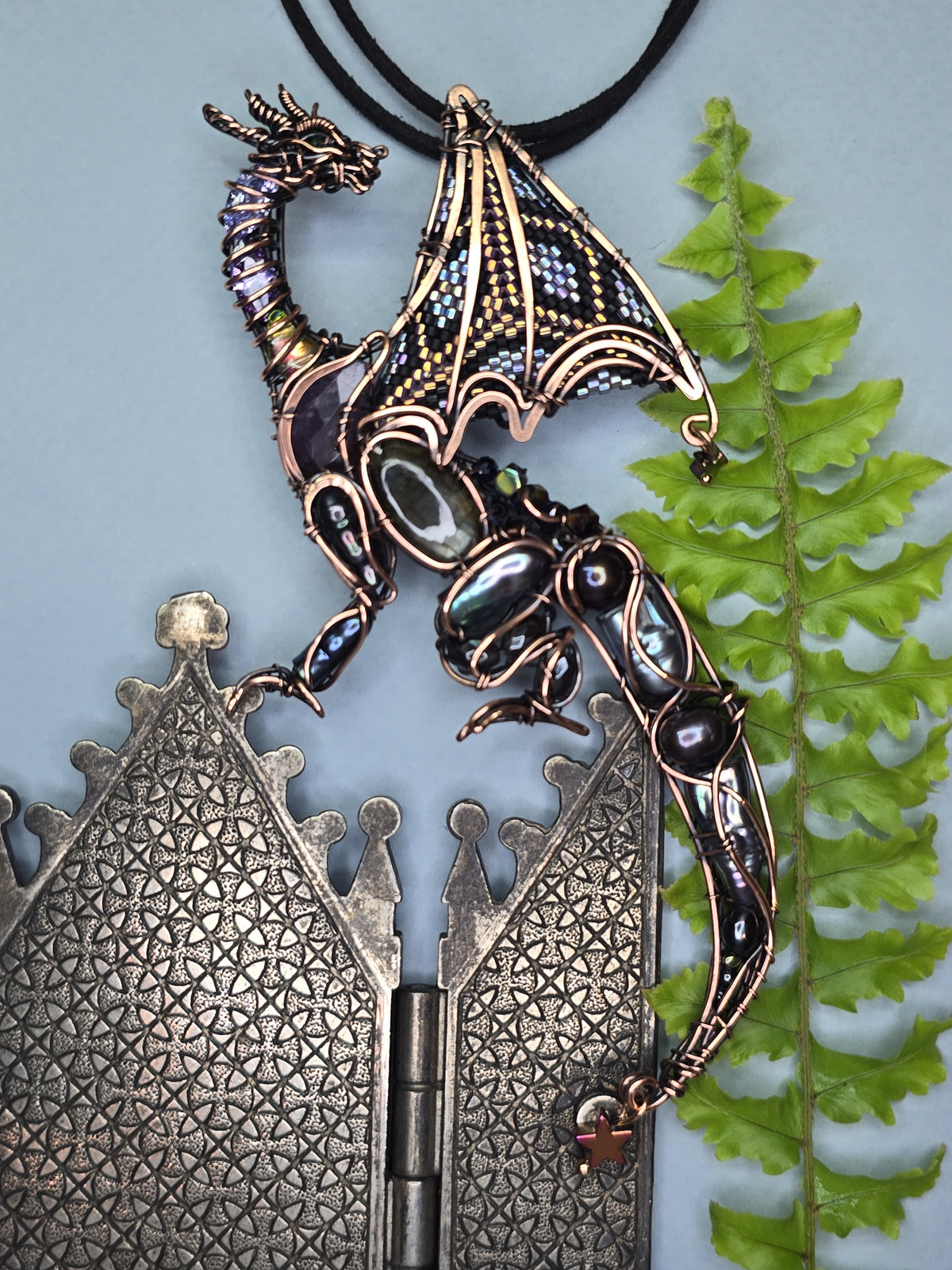 Midnight whisper. Dragon necklace
