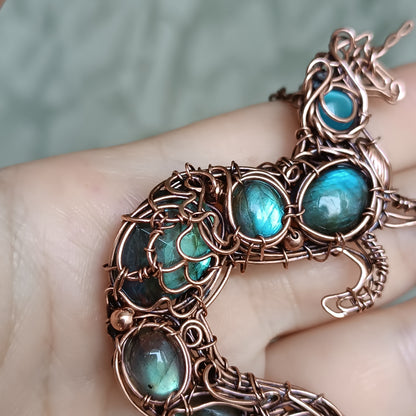 Water horse. Kelpie pendant.
