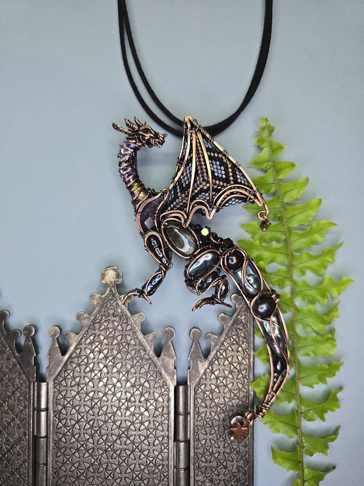 Midnight whisper. Dragon necklace