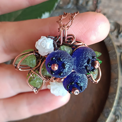 Blueberry necklace
