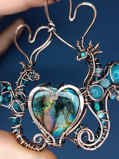 "Love you!" Dragons necklace.