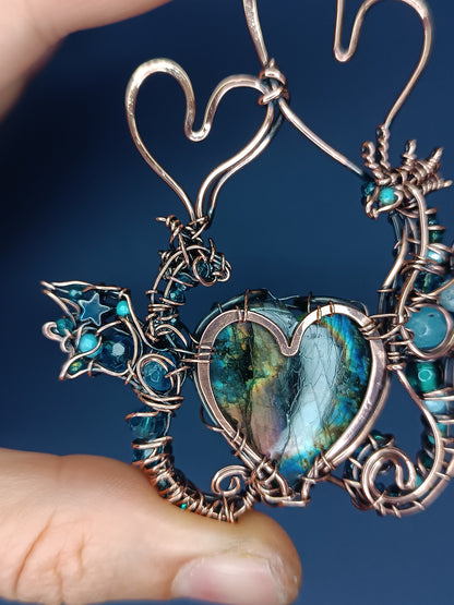 "Love you!" Dragons necklace.