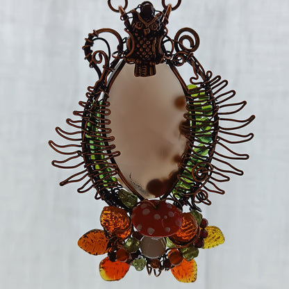 Forest leaves necklace