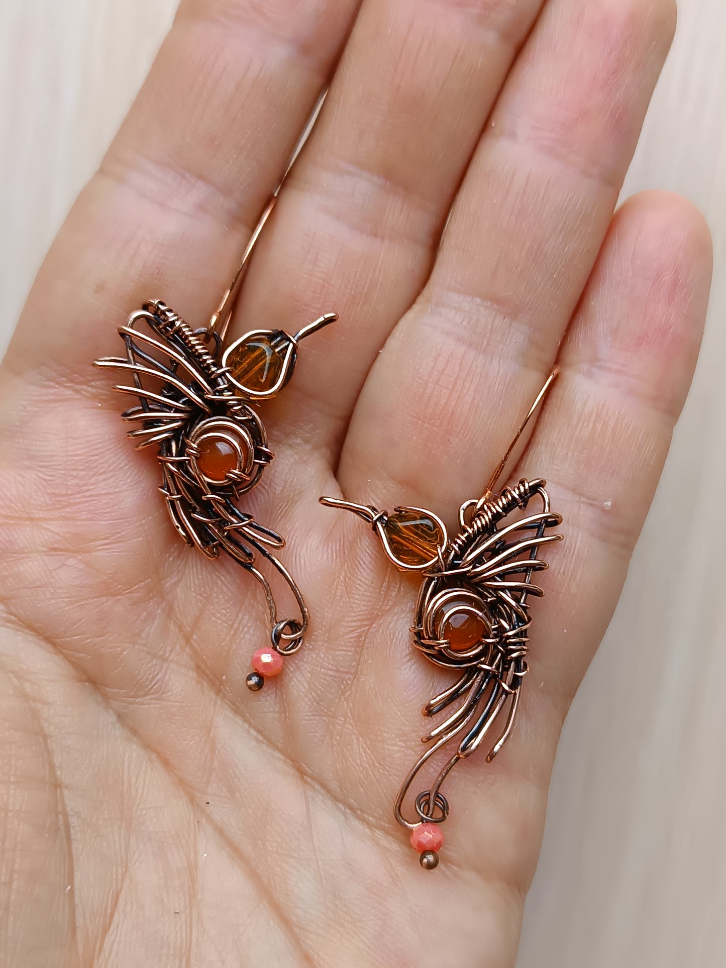 Hummingbird earrings