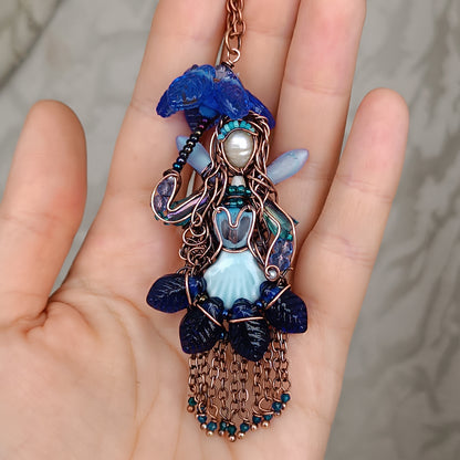Rain fairy pendant