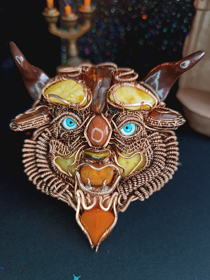 Charming beast necklace