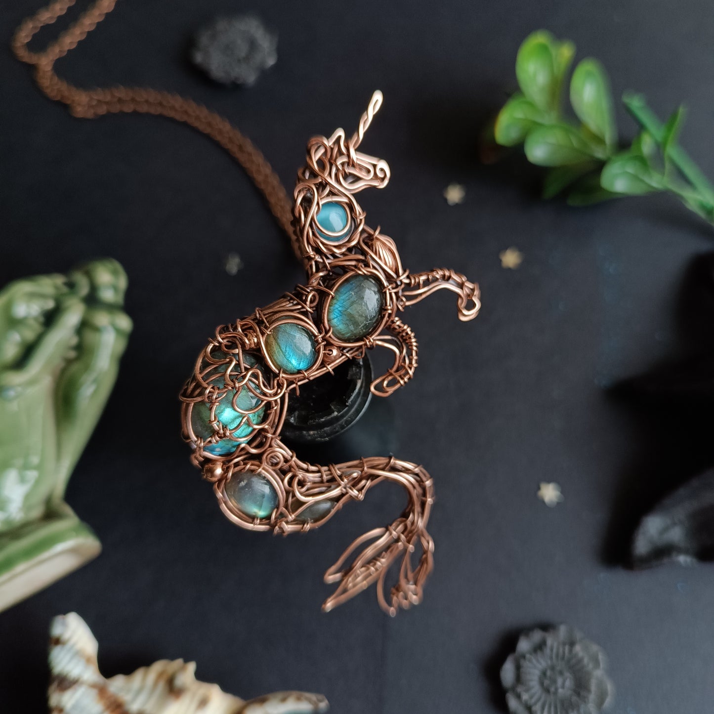 Water horse. Kelpie pendant.