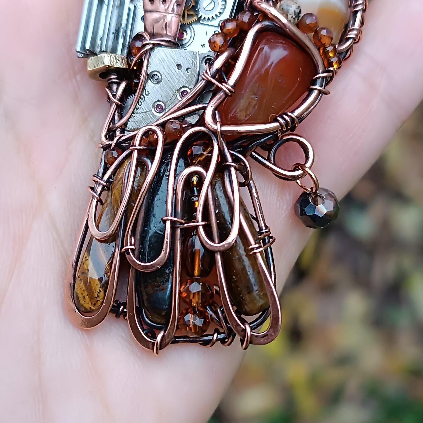 Steampunk Owl necklace