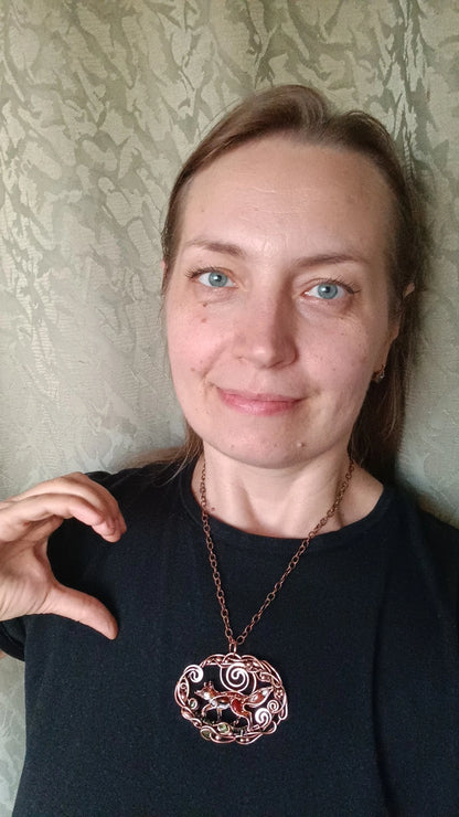 Forest fairytale necklace