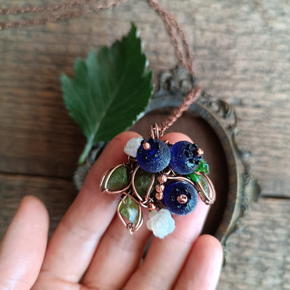 Blueberry necklace