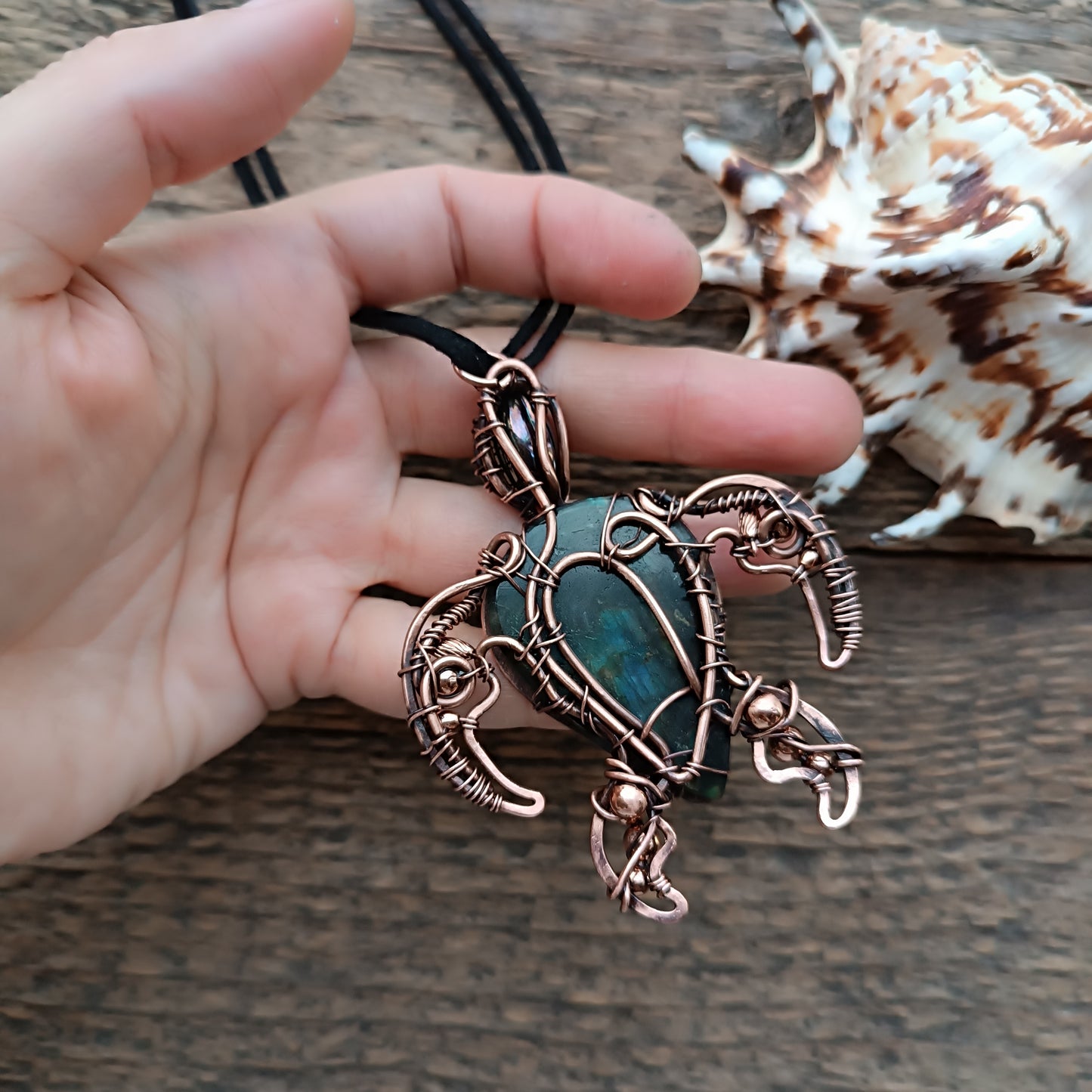 Sea turtle necklace