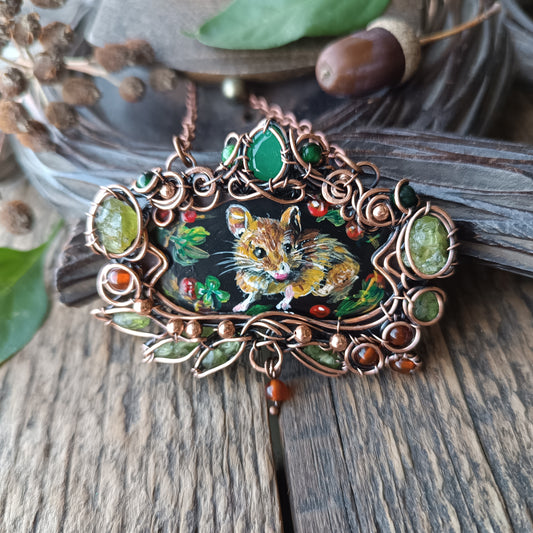 Mouse necklace 🍂