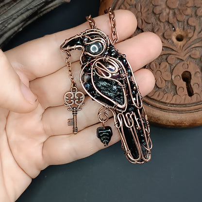 For Cheryl. Secret keeper raven necklace