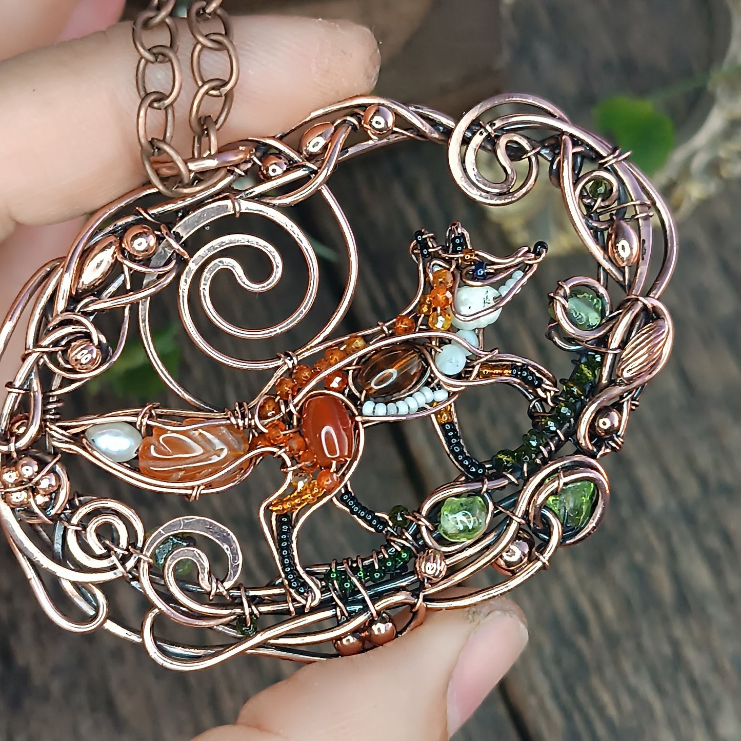 Forest fairytale necklace