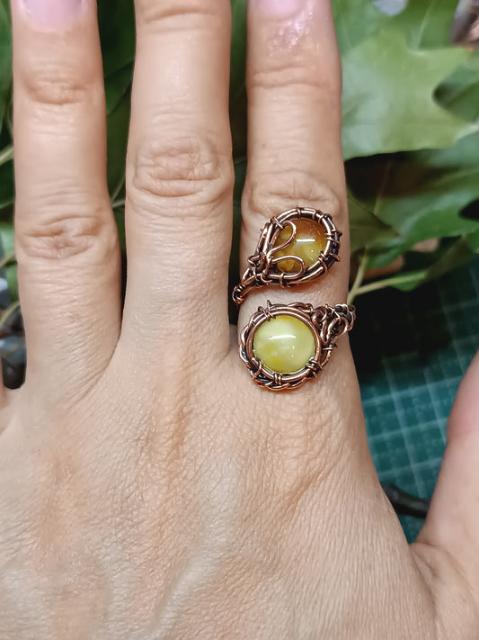 Adjustable ring 💛🧡