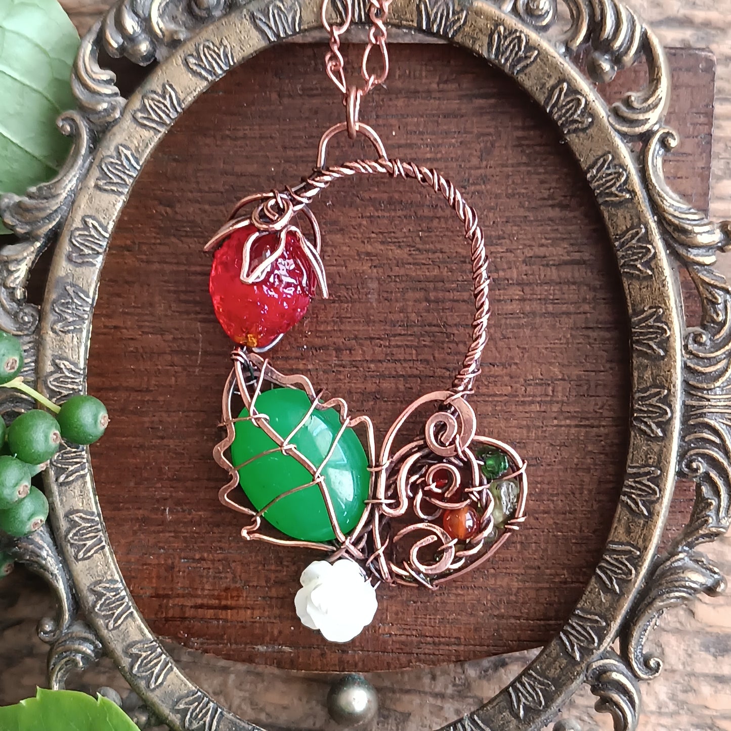 Strawberry necklace