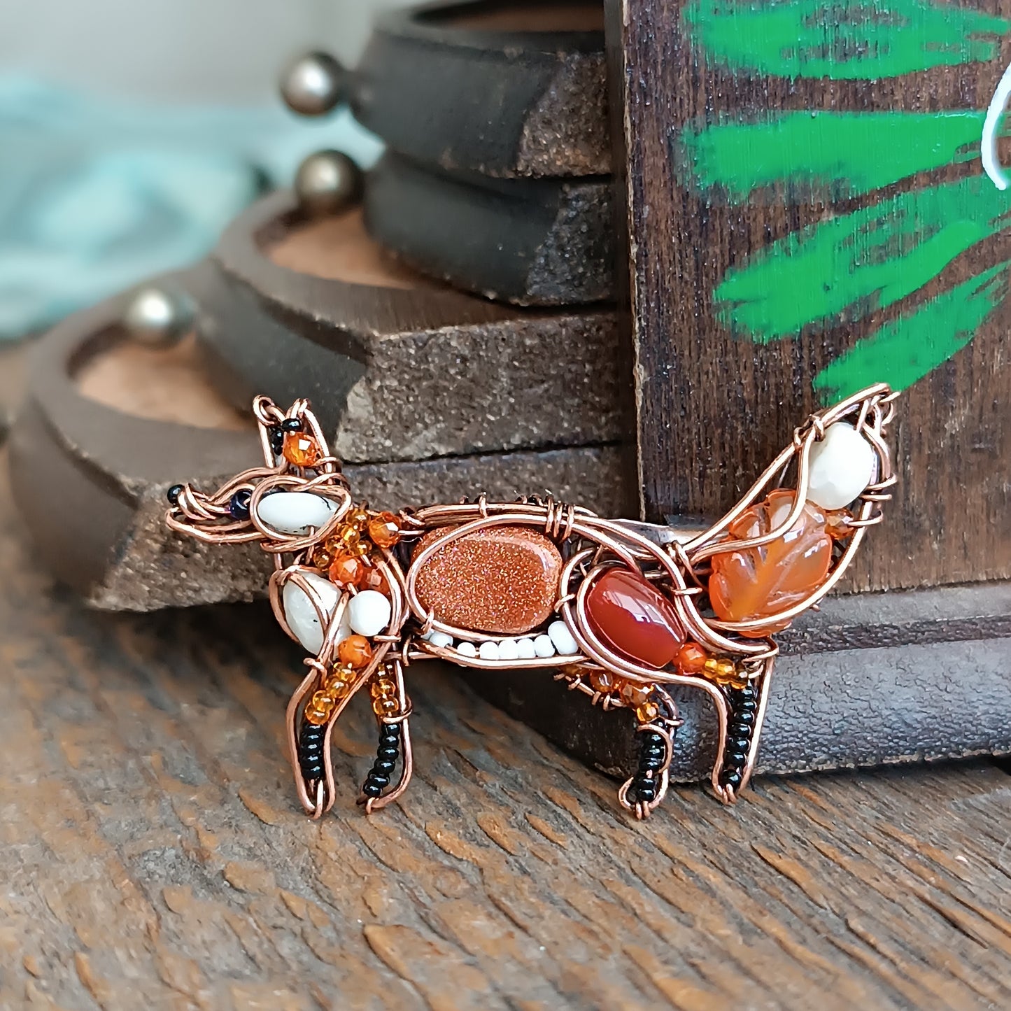 Brooch fox