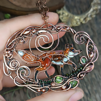 Forest fairytale necklace