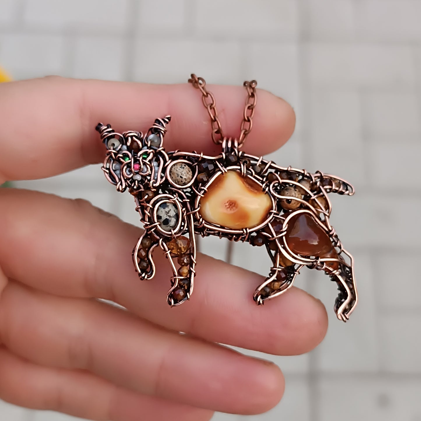 Lynx charm. Gorgeous and absolutely unique!