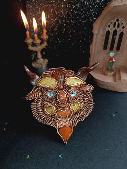 Charming beast necklace