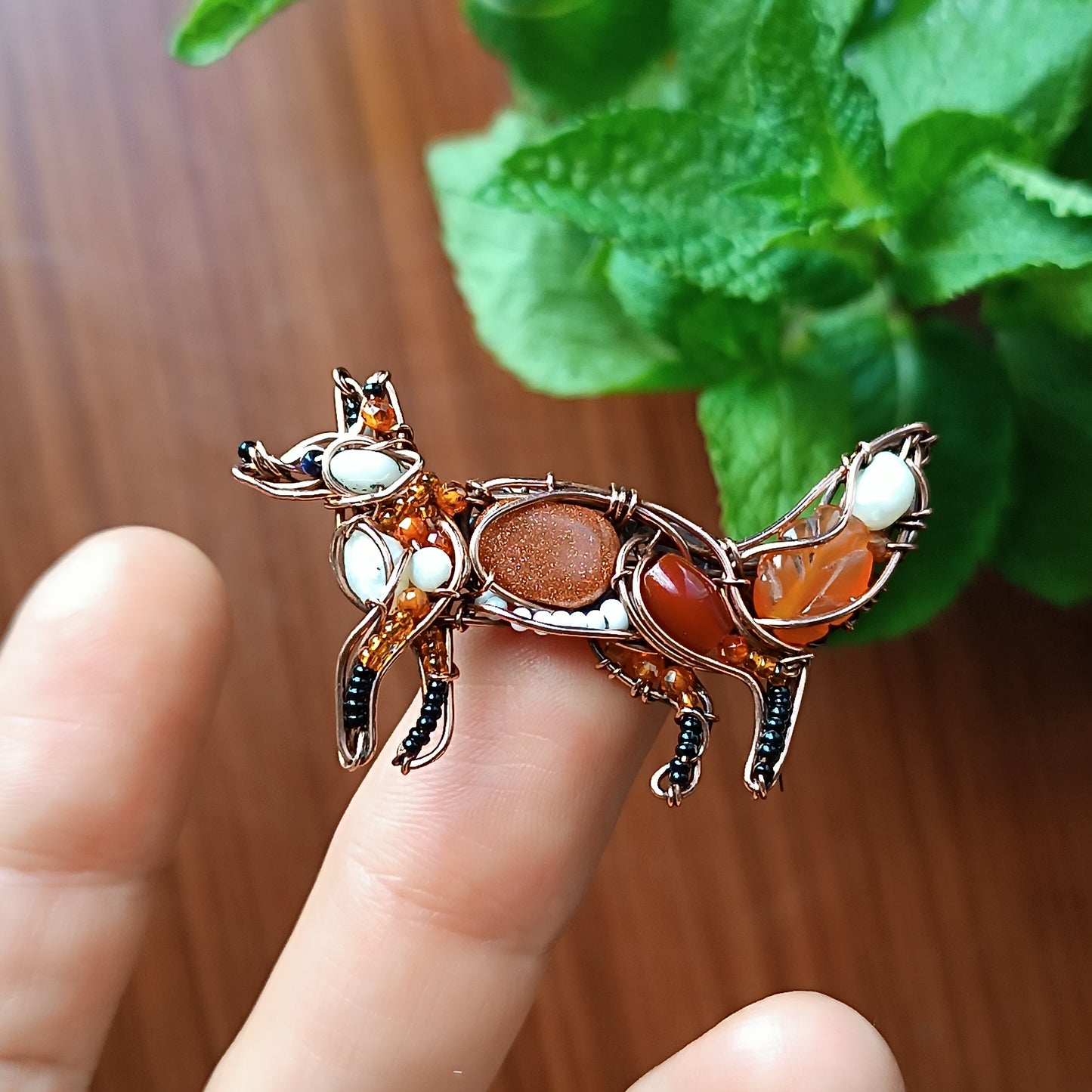 Brooch fox
