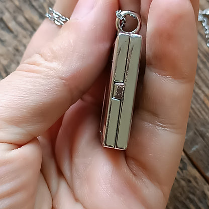 Kitty and Koi miniature pendant