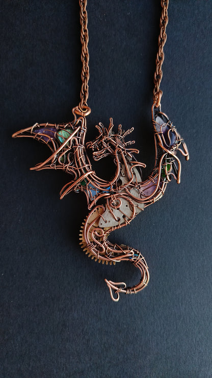 Dancing with the stars. Dragon necklace.