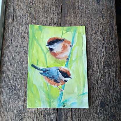 Set of watercolours