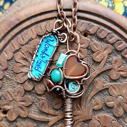 Key to Wonderland pendant