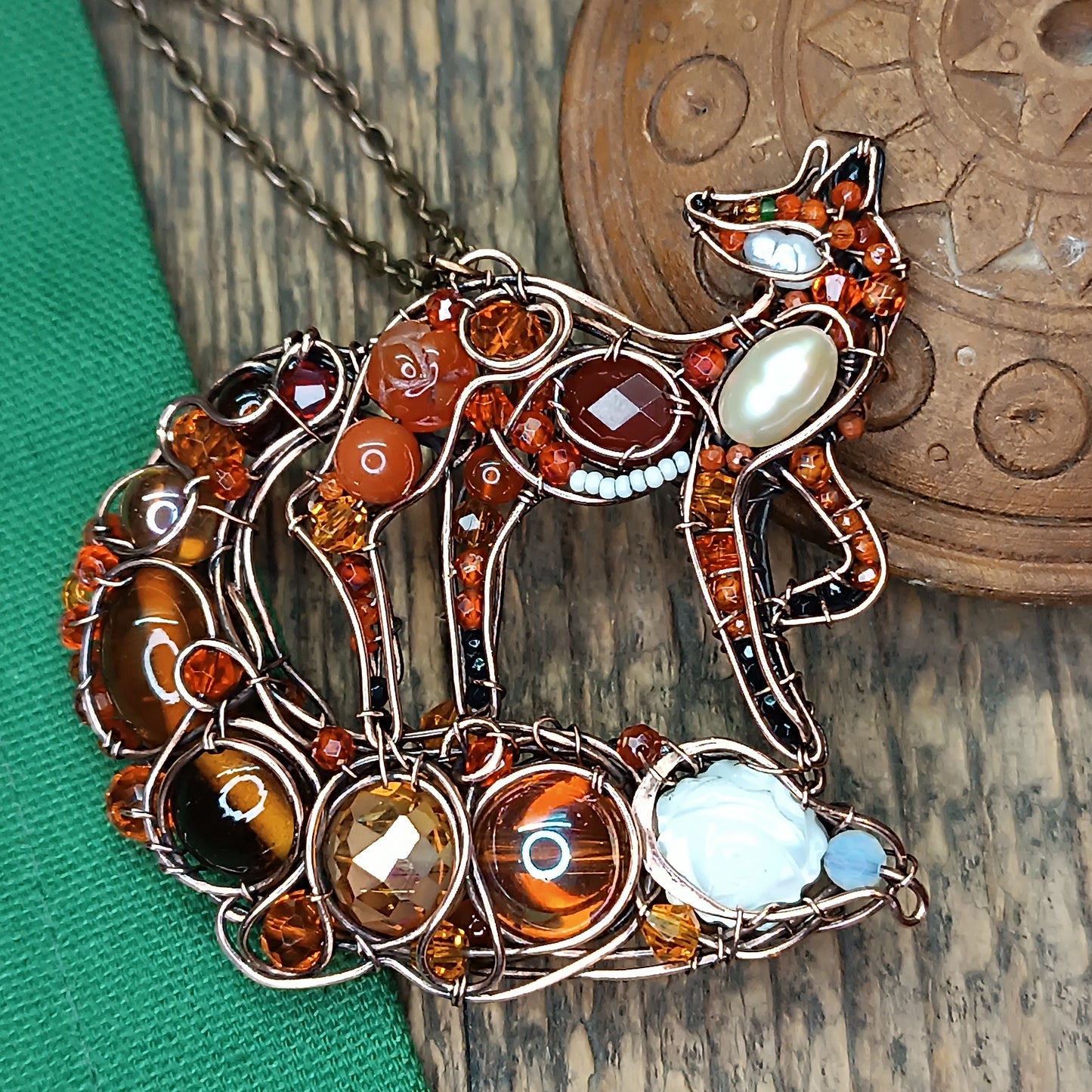 Foxy necklace.