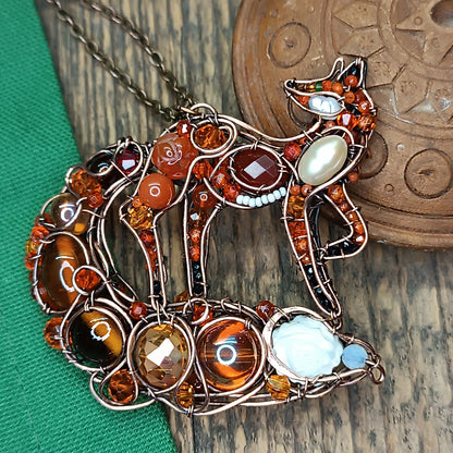 Foxy necklace.