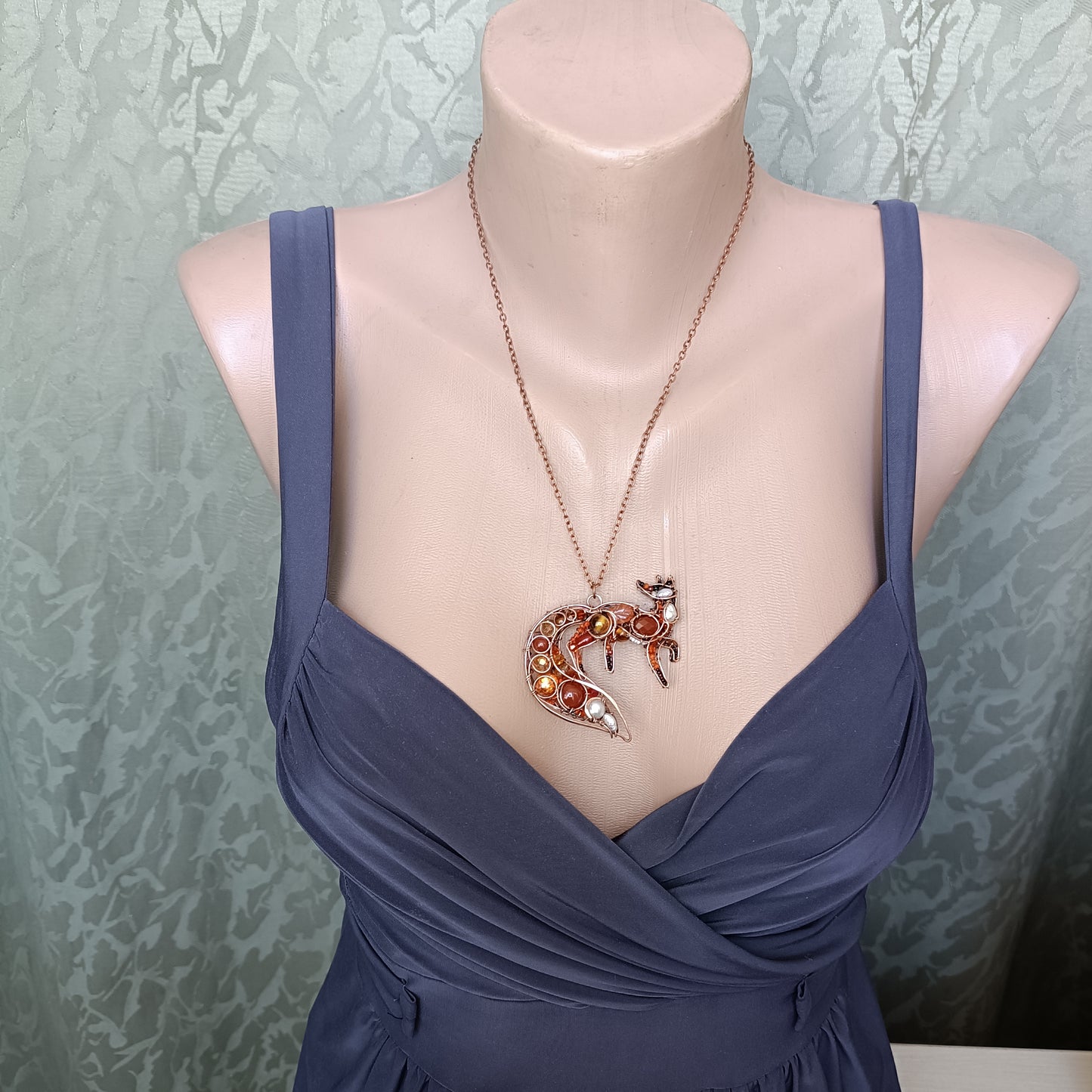 For Malcolm. Fox pendant