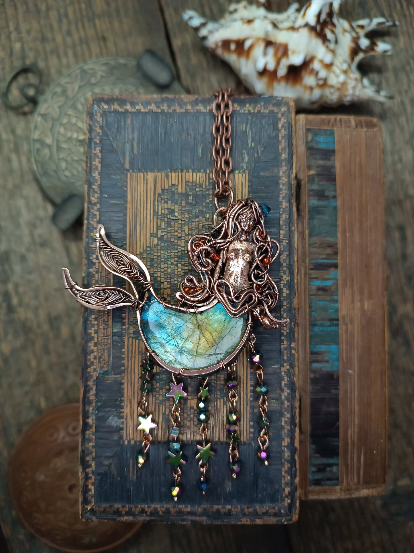 Stars Keeper mermaid necklace 🧜🌠
