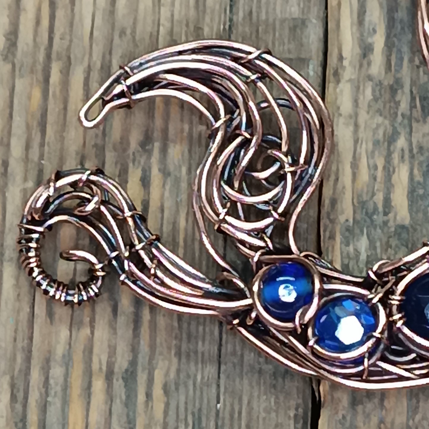 Kelpie, the spirit of the sea. Mermicorn necklace