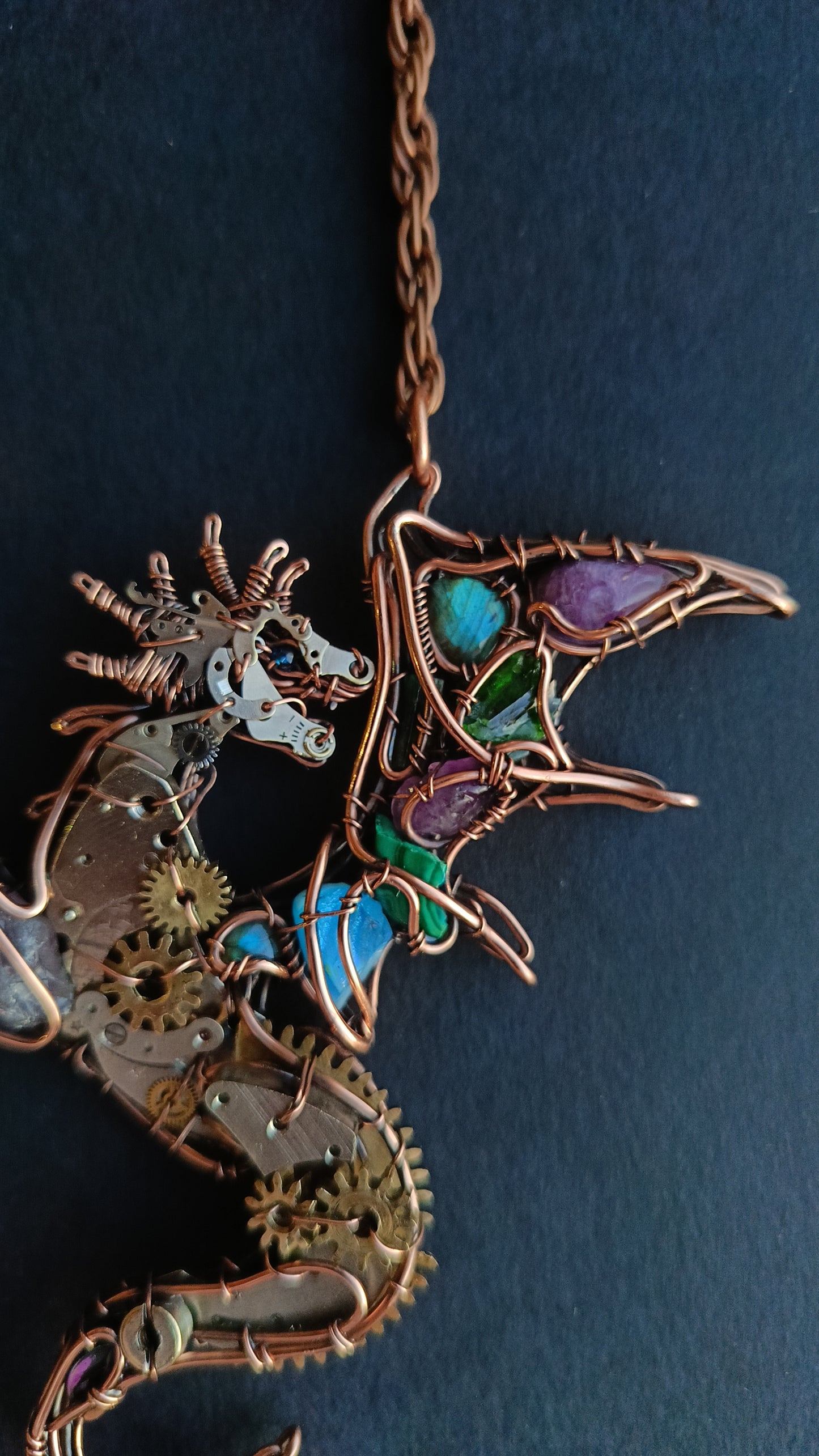 Dancing with the stars. Dragon necklace.