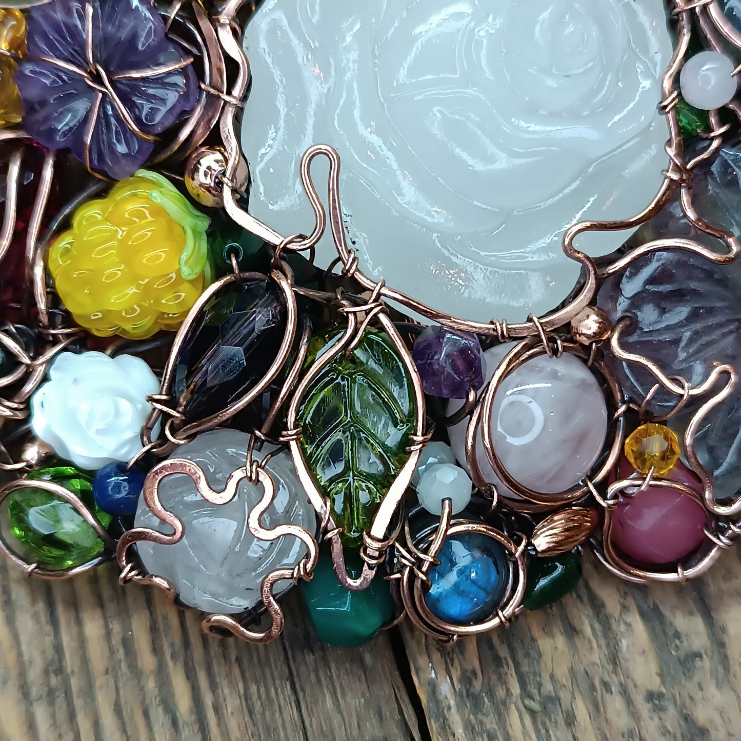 For Maggie. 2 necklaces and the earrings.