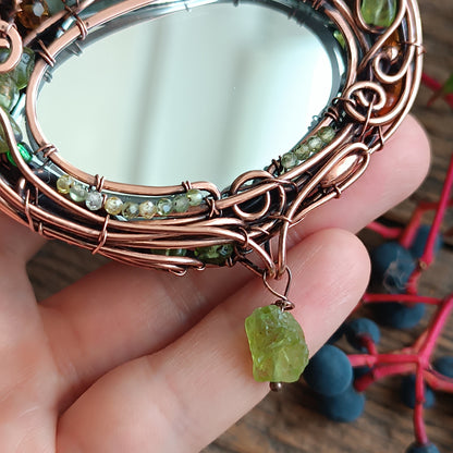 Wire wrapped necklace