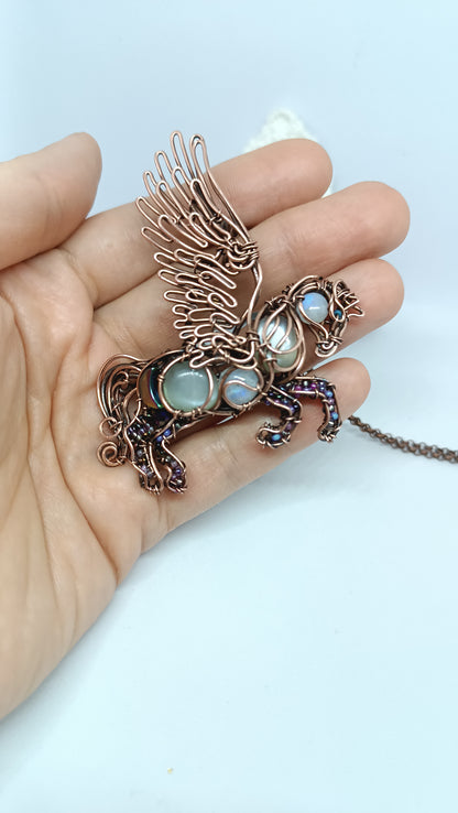 For Diane. Fantasy Pegasus pendant