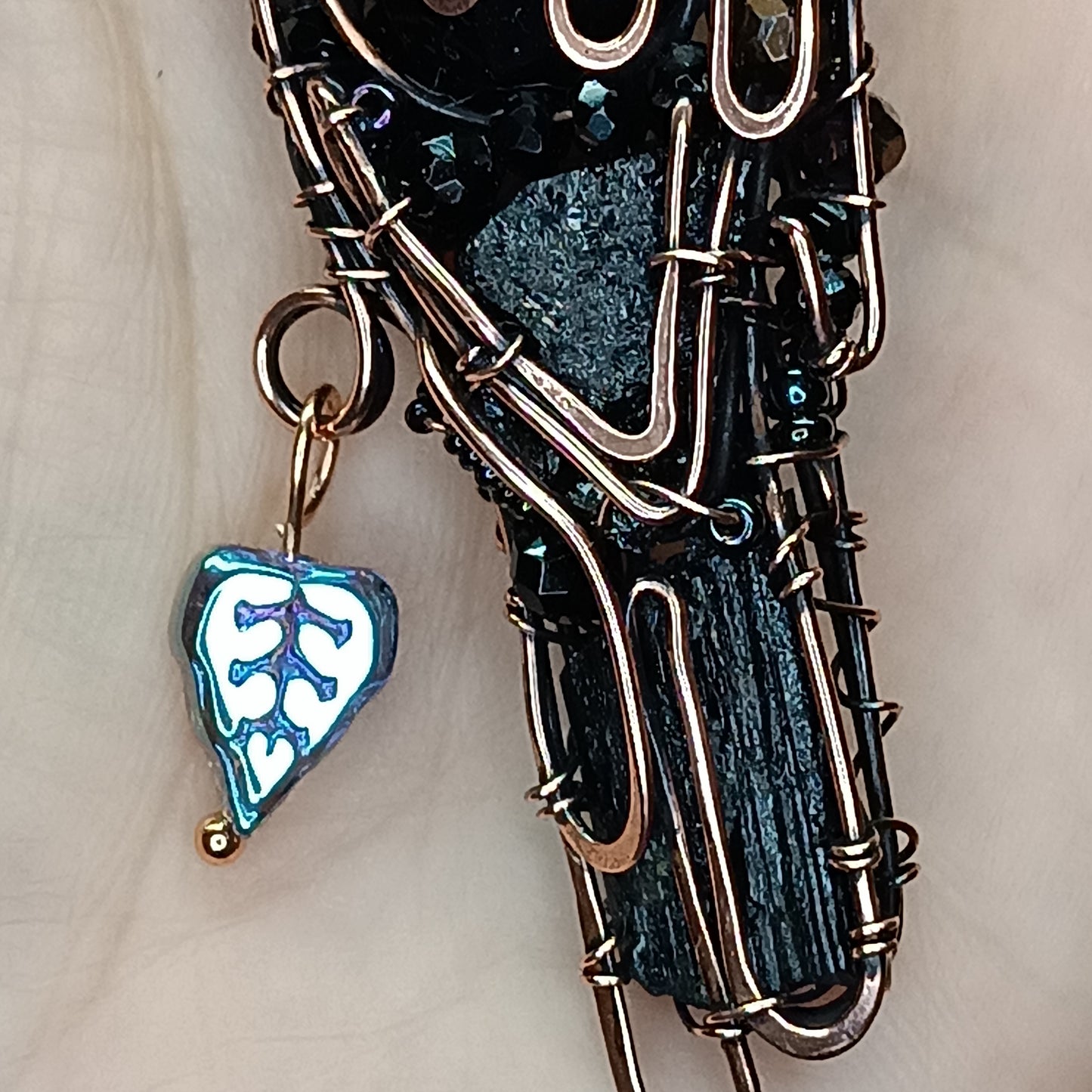 For Brandi. Raven necklace