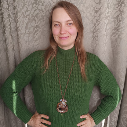 Wire wrapped necklace