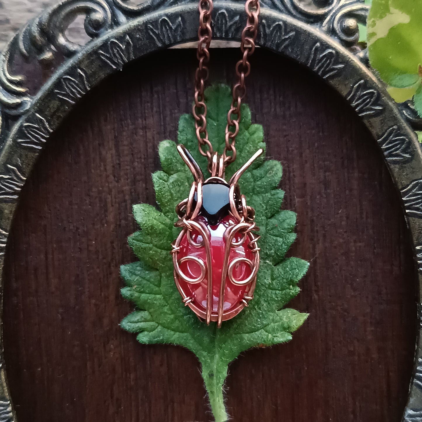 Madame Ladybug pendant.