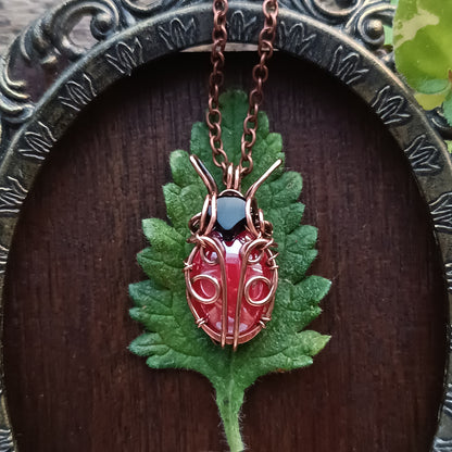 Madame Ladybug pendant.
