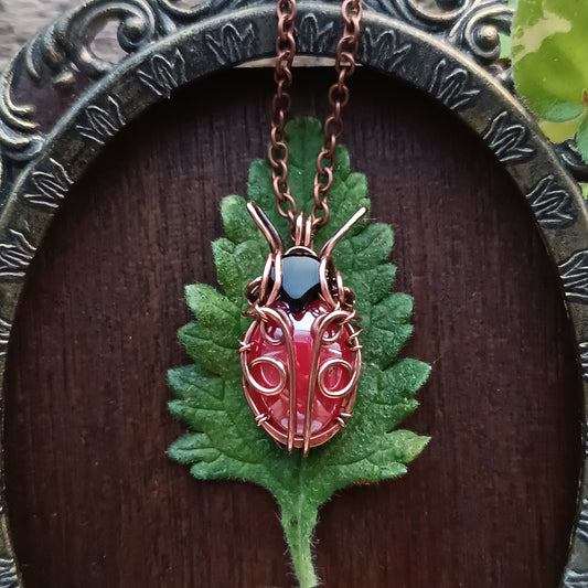 Madame Ladybug pendant.