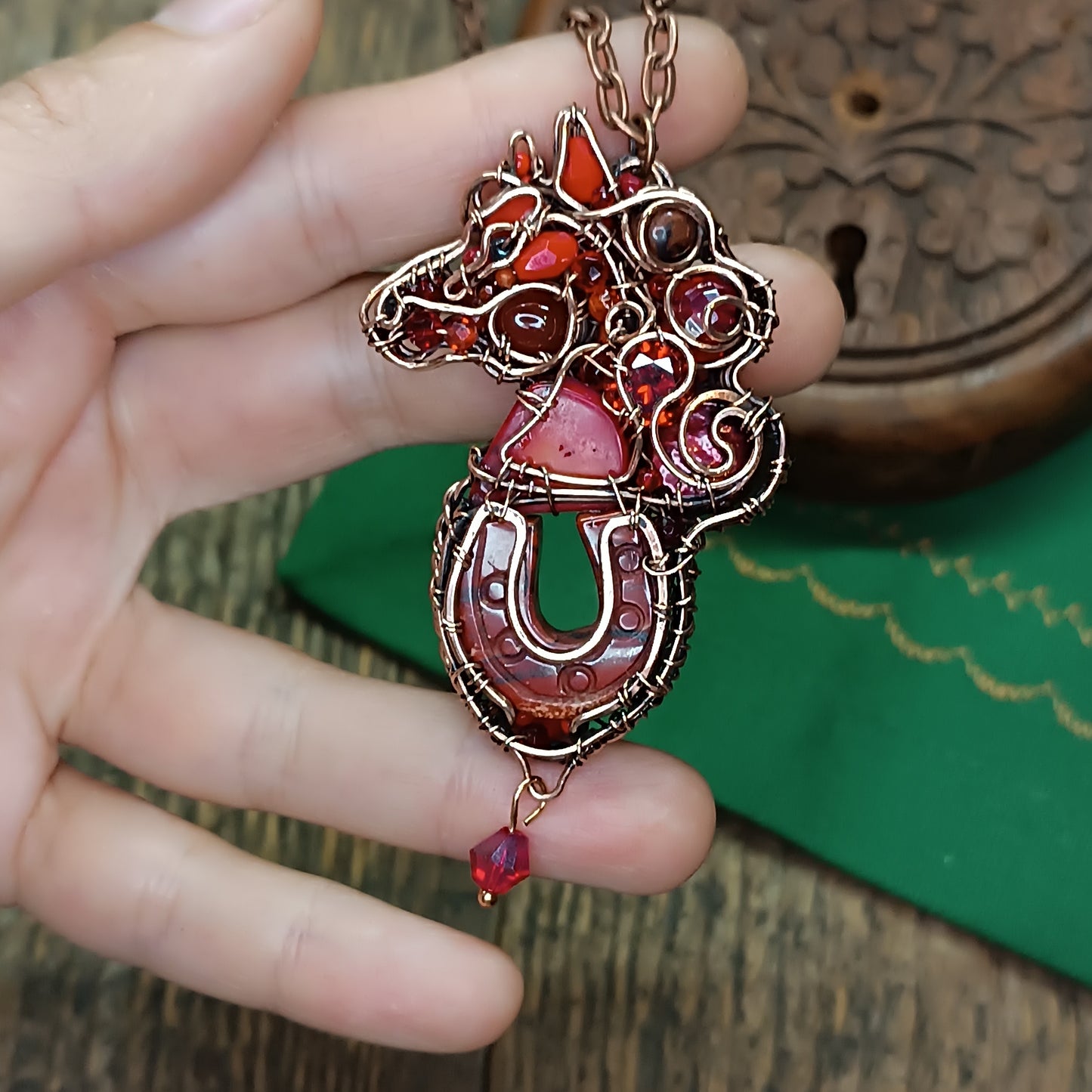 Lucky horse necklace