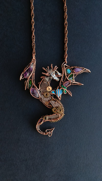 Dancing with the stars. Dragon necklace.