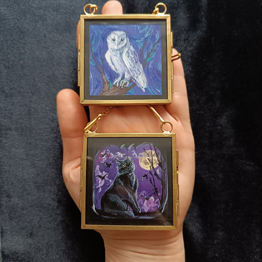 Magic Halloween paintings.🖼️🖼️